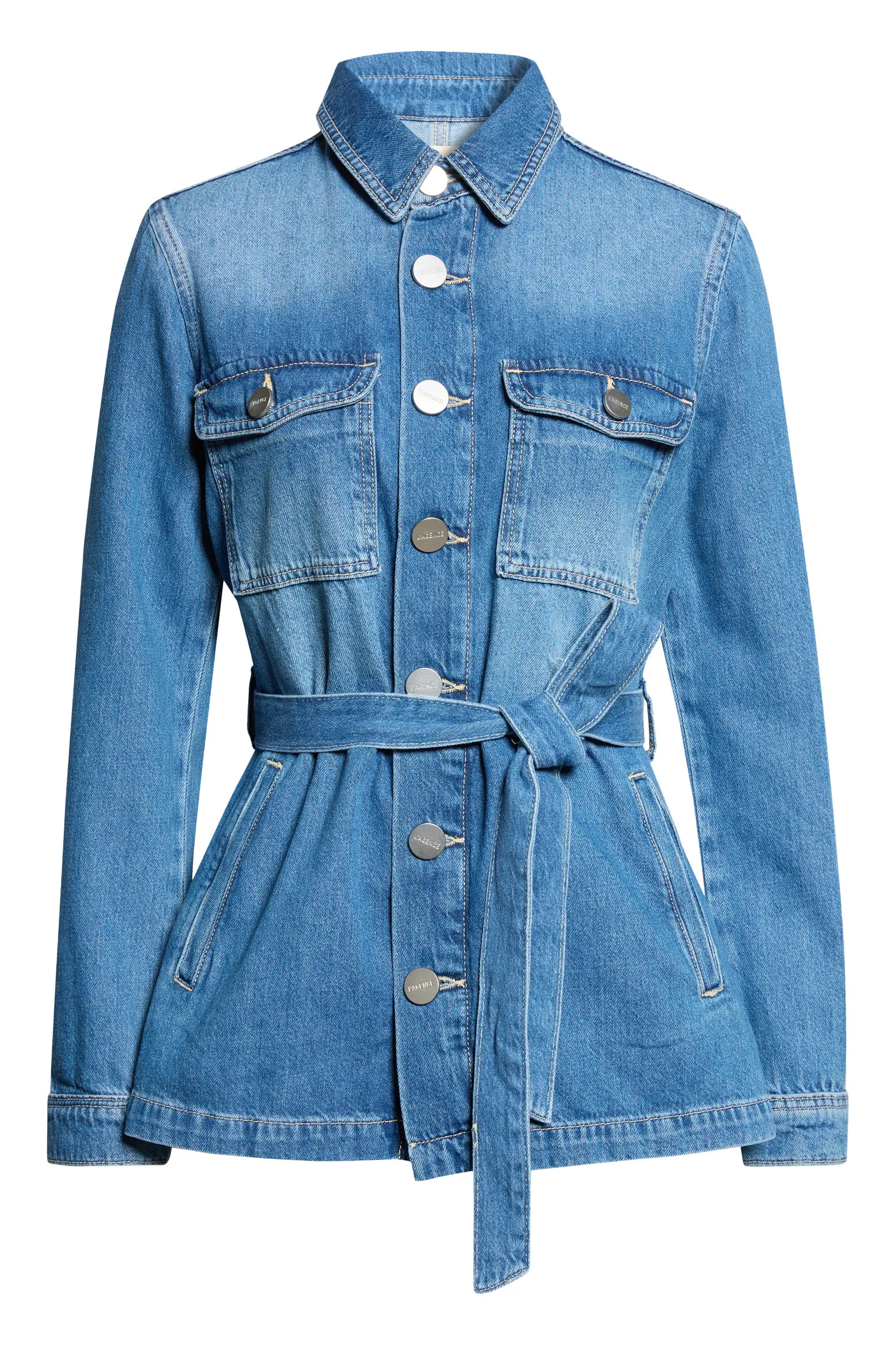 Samaya Belted Denim Utility Jacket (Women) | Nordstrom | Nordstrom