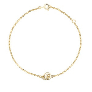 14K Yellow Gold Solidarity Diamond Bracelet | Brilliant Earth