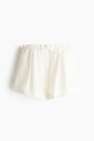 H & M - Drawstring Shorts - Ivory | H&M (US + CA)