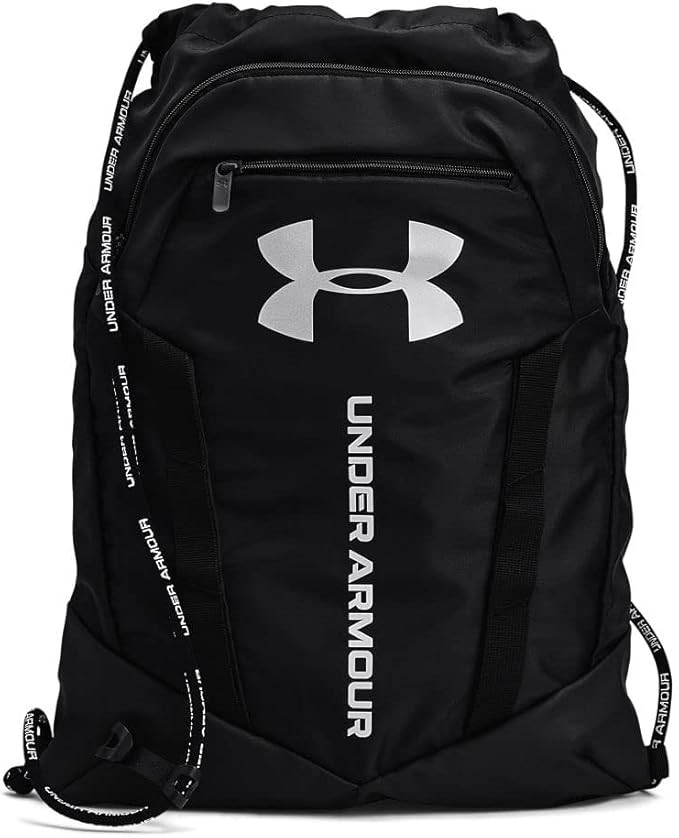 Under Armour Unisex-Adult Undeniable Sackpack , Black (001)/Metallic Silver , One Size Fits Most | Amazon (US)