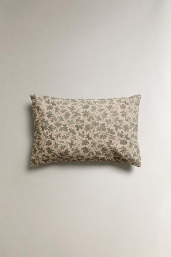 FLORAL PRINT THROW PILLOW COVER | Zara US