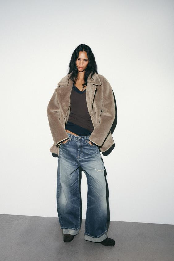 REVERSIBLE DOUBLE-FACED COAT | Zara US