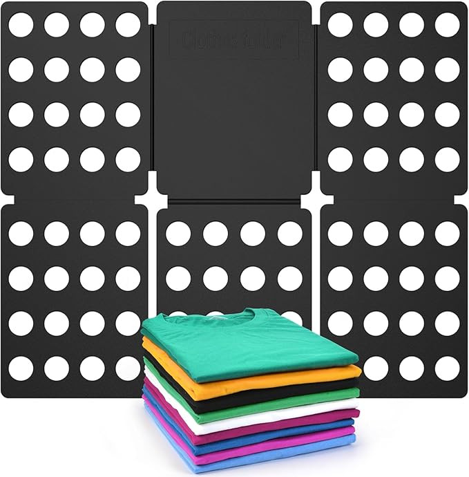 Geniusidea Shirt Folder Board - Clothes Folding Board, Easy to Fold Shirts, Laundry Liners, Black | Amazon (US)