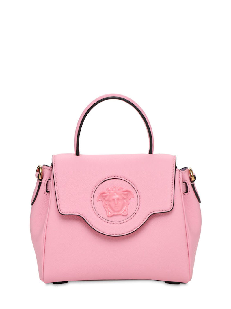 Small leather Medusa top handle bag | Luisaviaroma