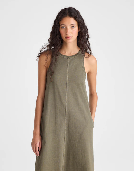 Seamed Tank Maxi Dress in Allday Jersey | Madewell