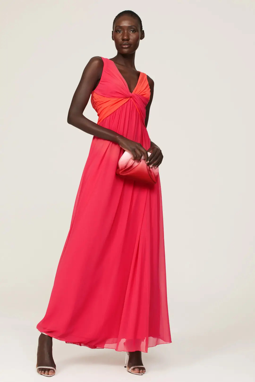 Two-Tone Twist Gown | Rent the Runway