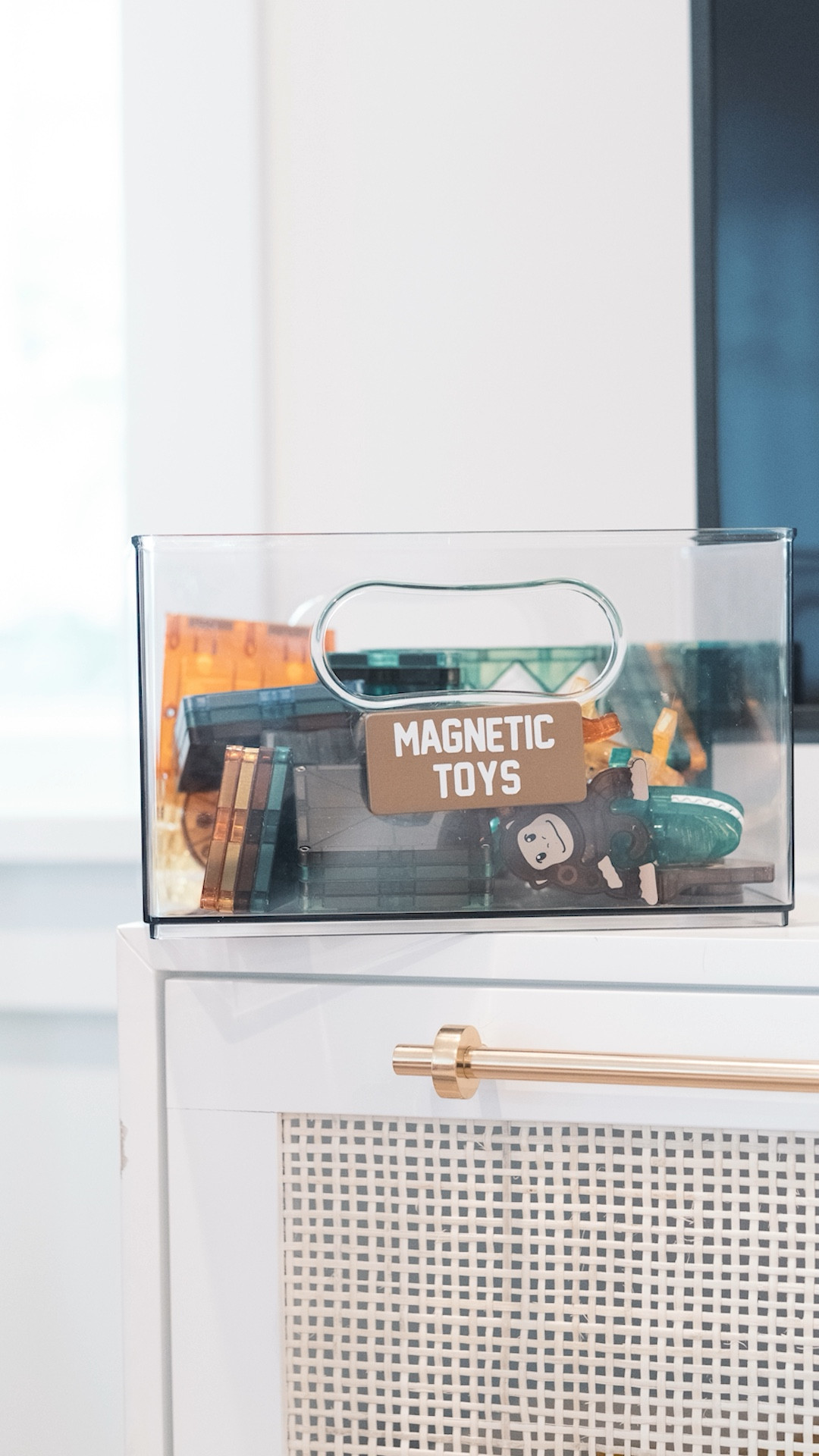 Play room storage and organization: A clear bin with a label makes keeping the playroom organized a breeze! Not only does it promote independence in your child, but provides speedy clean up and access! And with these products, it makes it beautiful too🤍

#LTKkids #LTKhome #LTKfamily