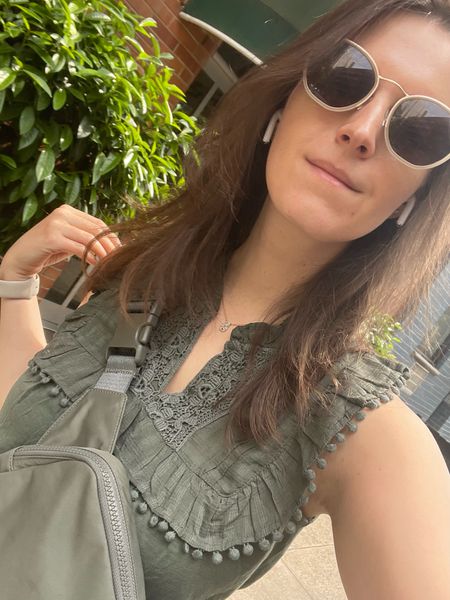 30% off sale prices at Loft!! 

I love this tank! I sized down to an XS since it’s a loose fit. 

#sale #loft #lululemon #beltbag #warbyparker #sunglasses #ootd #spring #summer 

#LTKFind #LTKSeasonal #LTKsalealert