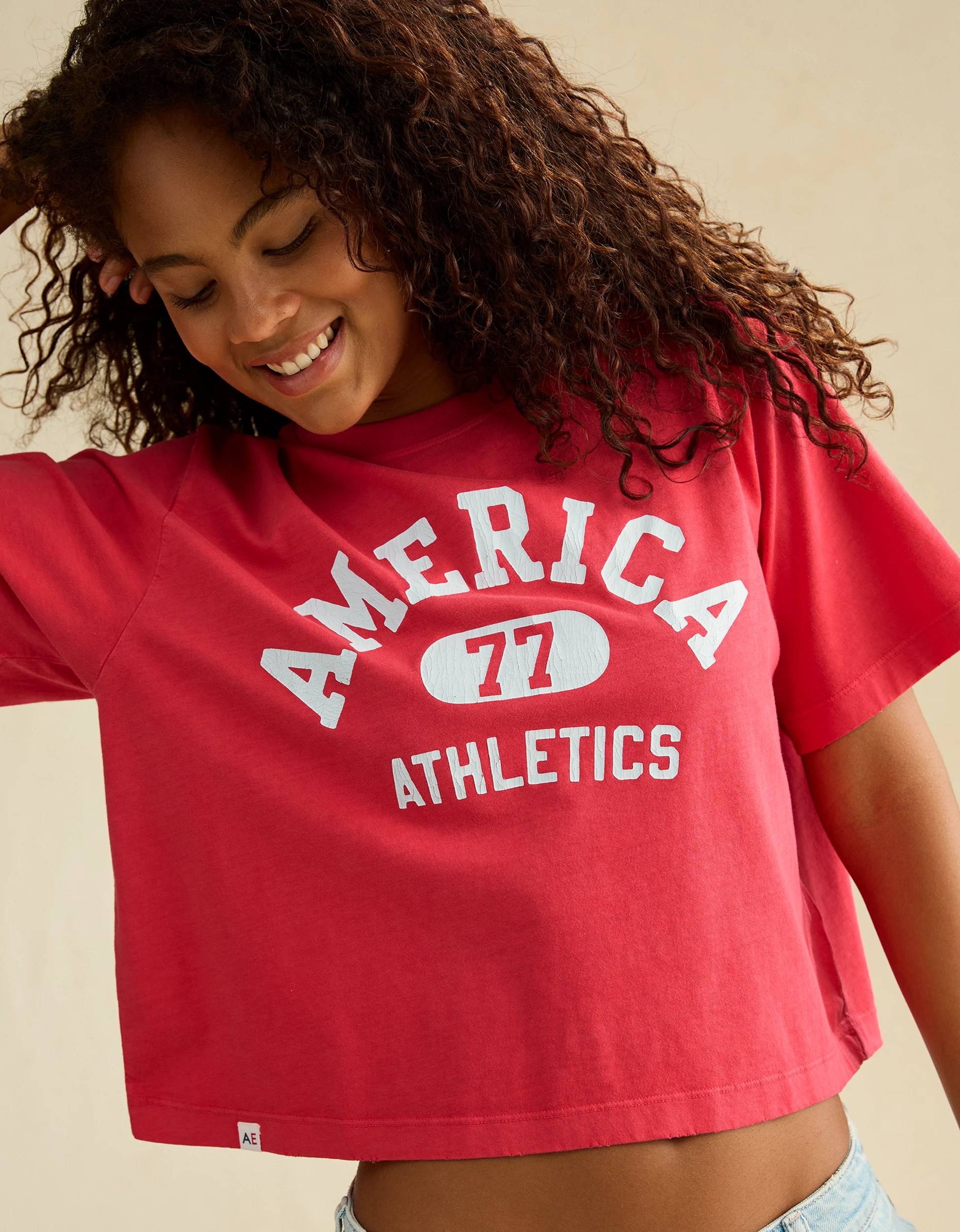 AE Boxy Americana Graphic T-Shirt | American Eagle Outfitters (US & CA)