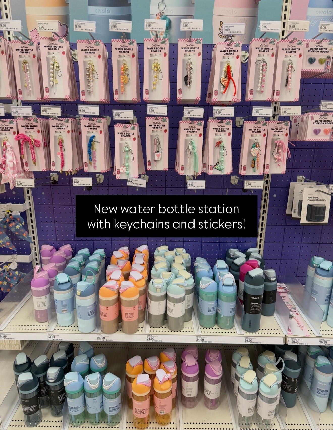 Water bottle station for back to school! New Owala colors and keychain + stickers for water bottles 🙌

#LTKKids #LTKSeasonal #LTKmomlife