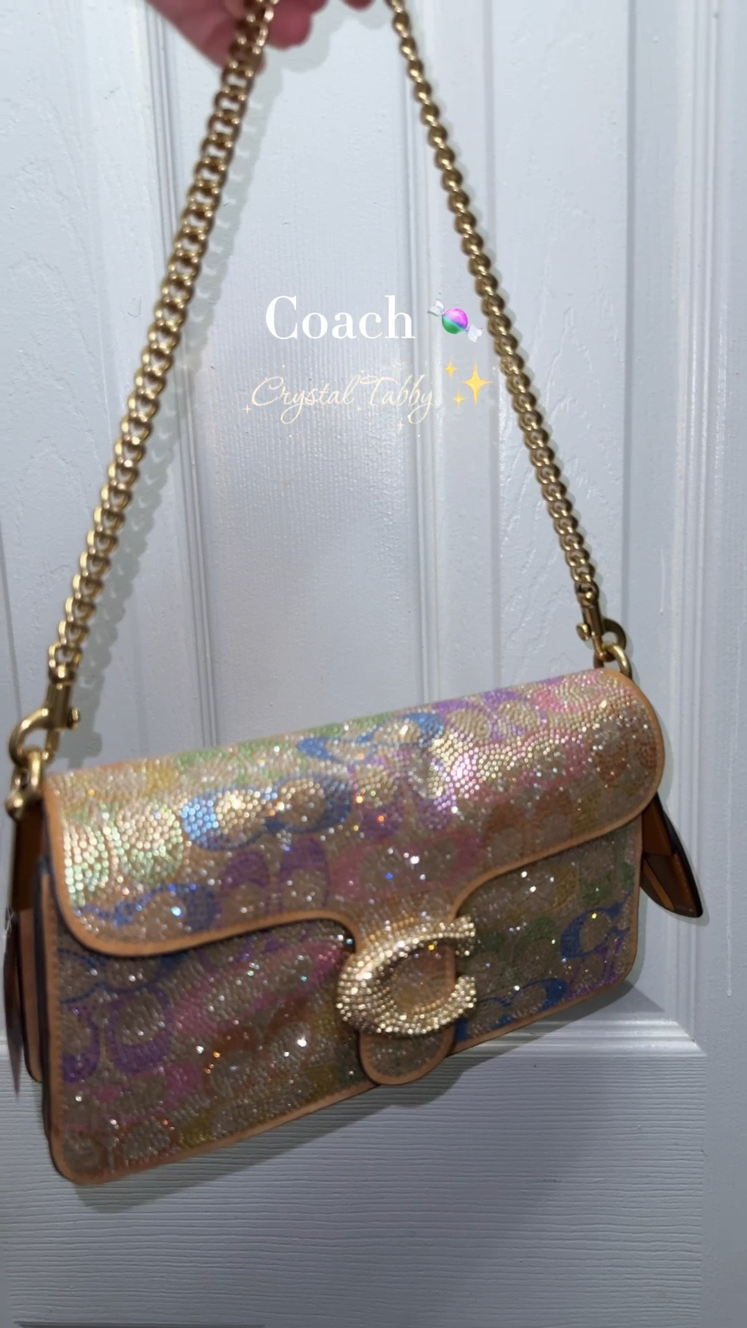 Coach Rainbow Crystal Tabby 

#LTKHoliday #LTKootd #LTKGiftGuide