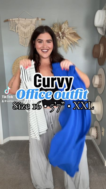 Amazon affordable workwear 💙☀️💼 An easy outfit to feel chic + stylish at the office this Summer. More colors available, both on sale for $25 and under
Top: XL
Bottoms: XXL

#LTKWorkwear #LTKStyleTip #LTKVideo