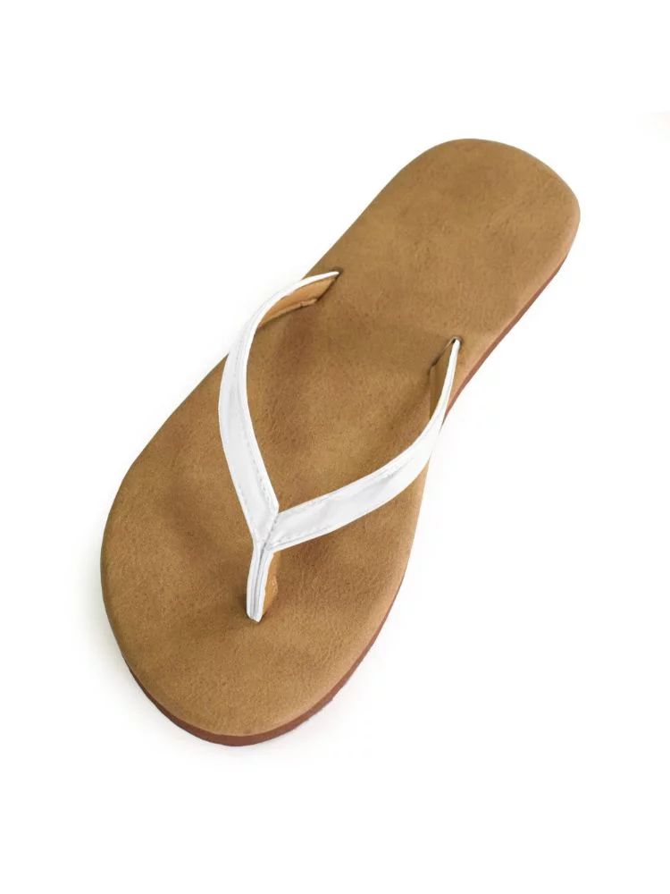 LAVRA Women's Flip Flop Beach Sandals Cushion Thong Style T Strap | Walmart (US)