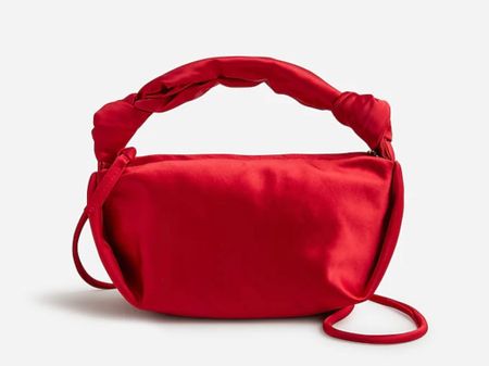 This little red satin cutie is holiday ready! Love the knot handle! And it’s currently on sale! Under $50! 

#LTKsalealert #LTKfindsunder50 #LTKHoliday