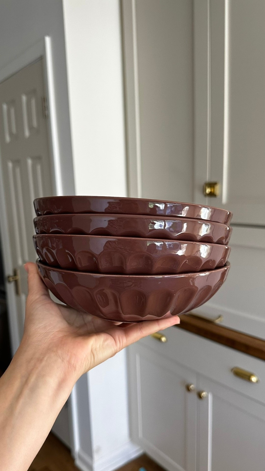 Pasta bowls I got for my kitchen

Fall dinnerware, bowl set, pasta bowls, brown ceramic bowls

#LTKStyleTip #LTKHome #LTKFindsUnder50