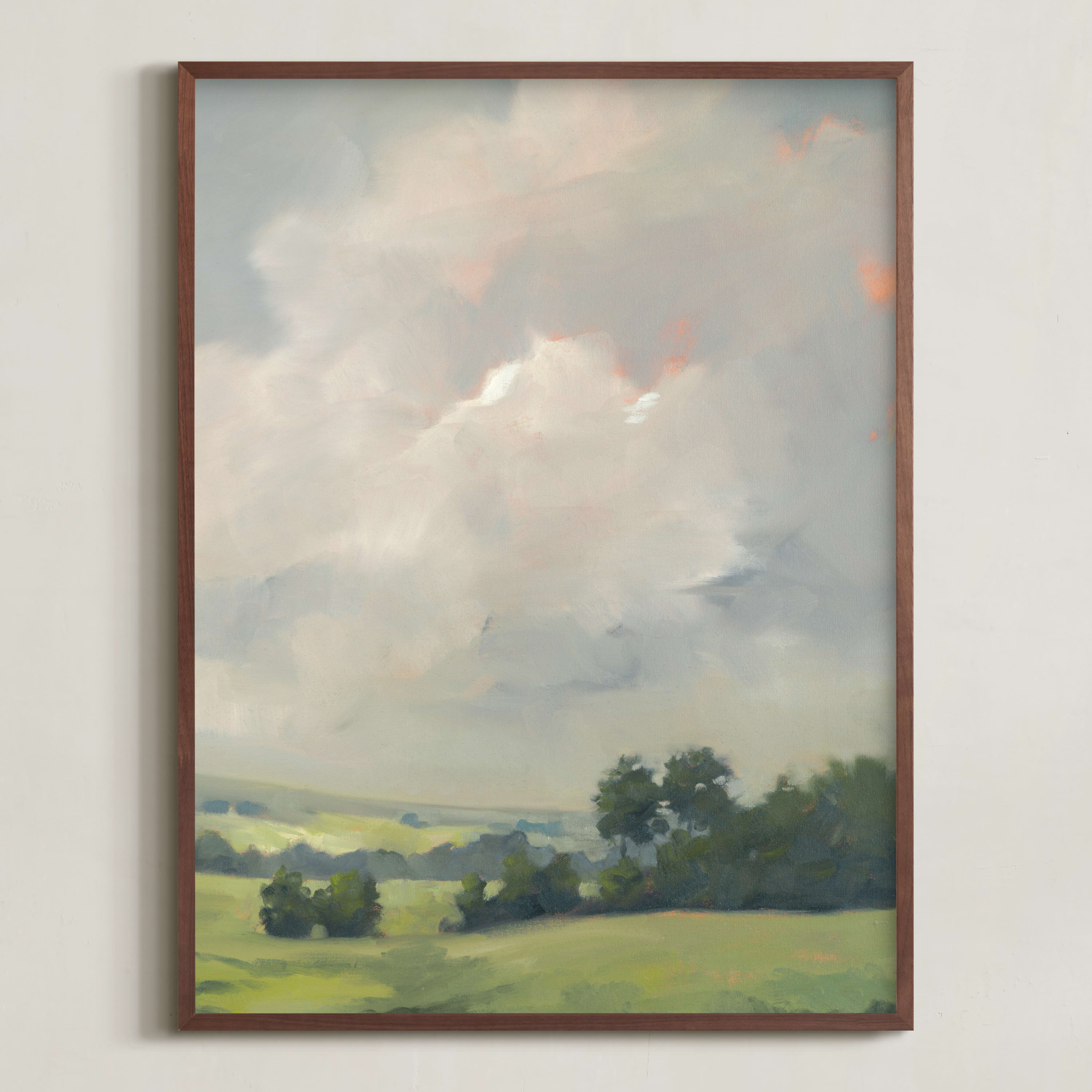 "Rosy Tomorrow II" - Painting Limited Edition Art Print by Stephanie Goos Johnson. | Minted