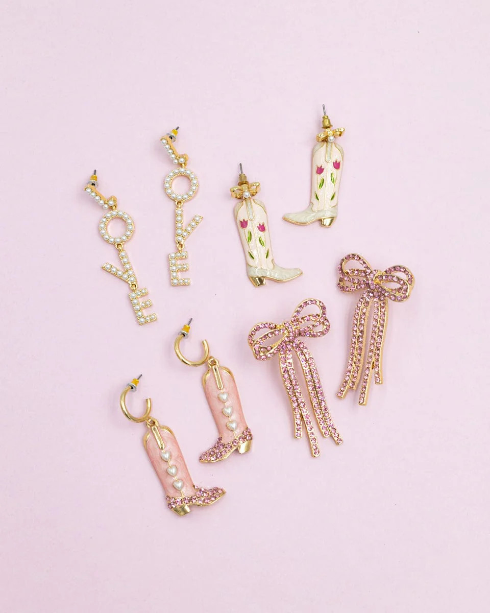 RODEO CHARM EARRINGS SET | Packed Party