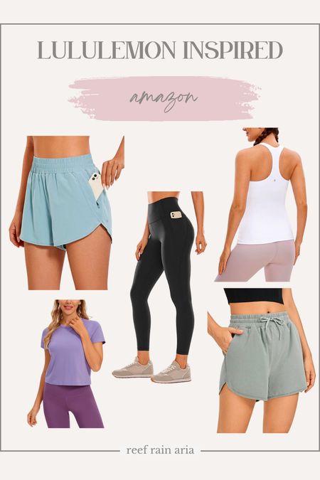 Lululemon inspired workout clothes. For Amazon products, click the 3 dots in the top right corner and select “Open in system browser” to shop via Amazon app. Thank you for shopping with me!! Have an amazing rest of day and send me a message if you ever need help shopping for something! @reefrainaria on IG and @reefrainaria.shop on TikTok

#LTKfit #LTKunder50 #LTKFind