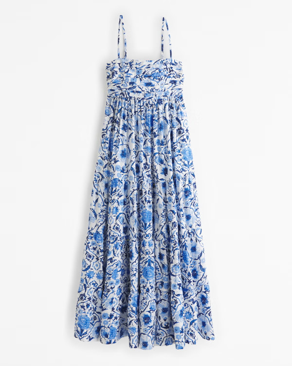 Emerson Strapless Maxi Dress | Abercrombie & Fitch (US)