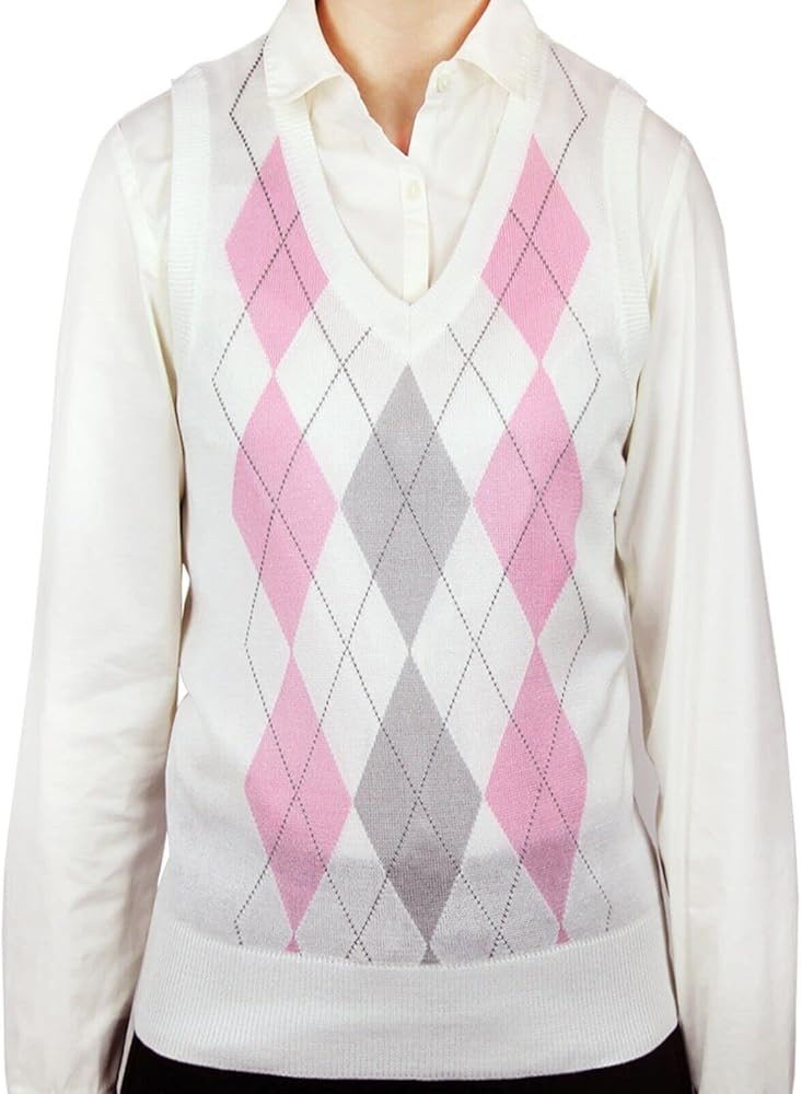 Blue Ocean Womens Argyle Sweater Vest | Amazon (US)