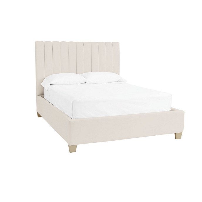 Brie Channel Upholstered Bed - 56' | Ballard Designs, Inc.