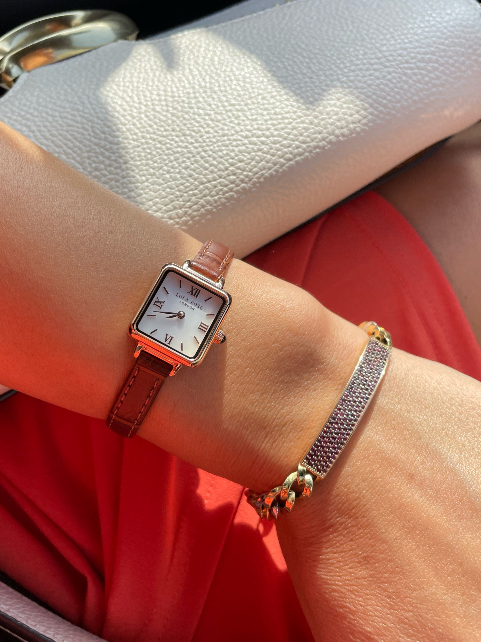My favorite watch mother of pearl watch with brown leather strap

#LTKFind #LTKxNSale #LTKeurope