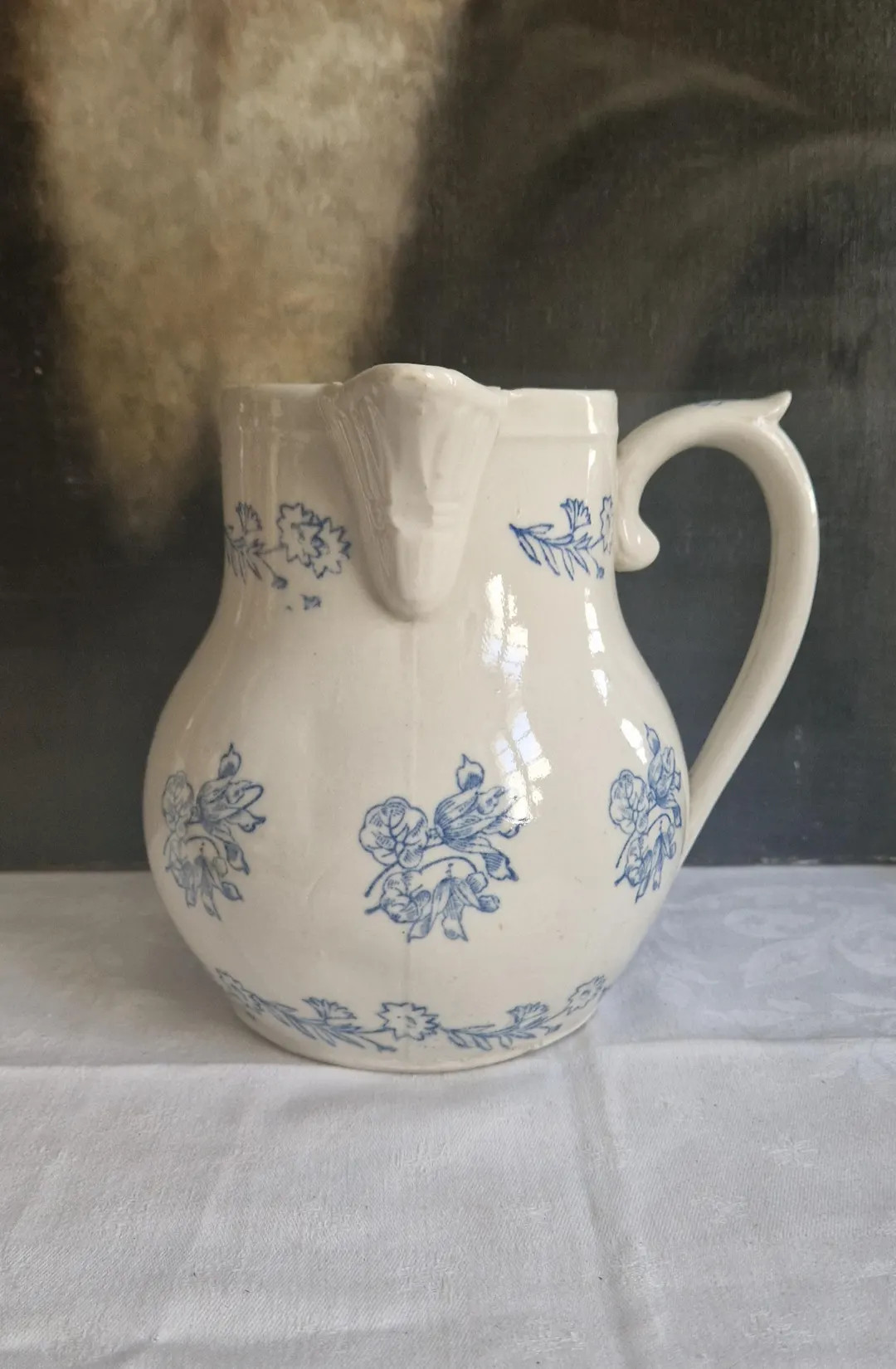 Antique Milk Jug Saint Uze Shabby Vintage From France Large Rare - Etsy | Etsy (US)