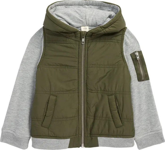 Tucker + Tate Mountain Crest Nylon & Fleece Jacket | Nordstrom | Nordstrom