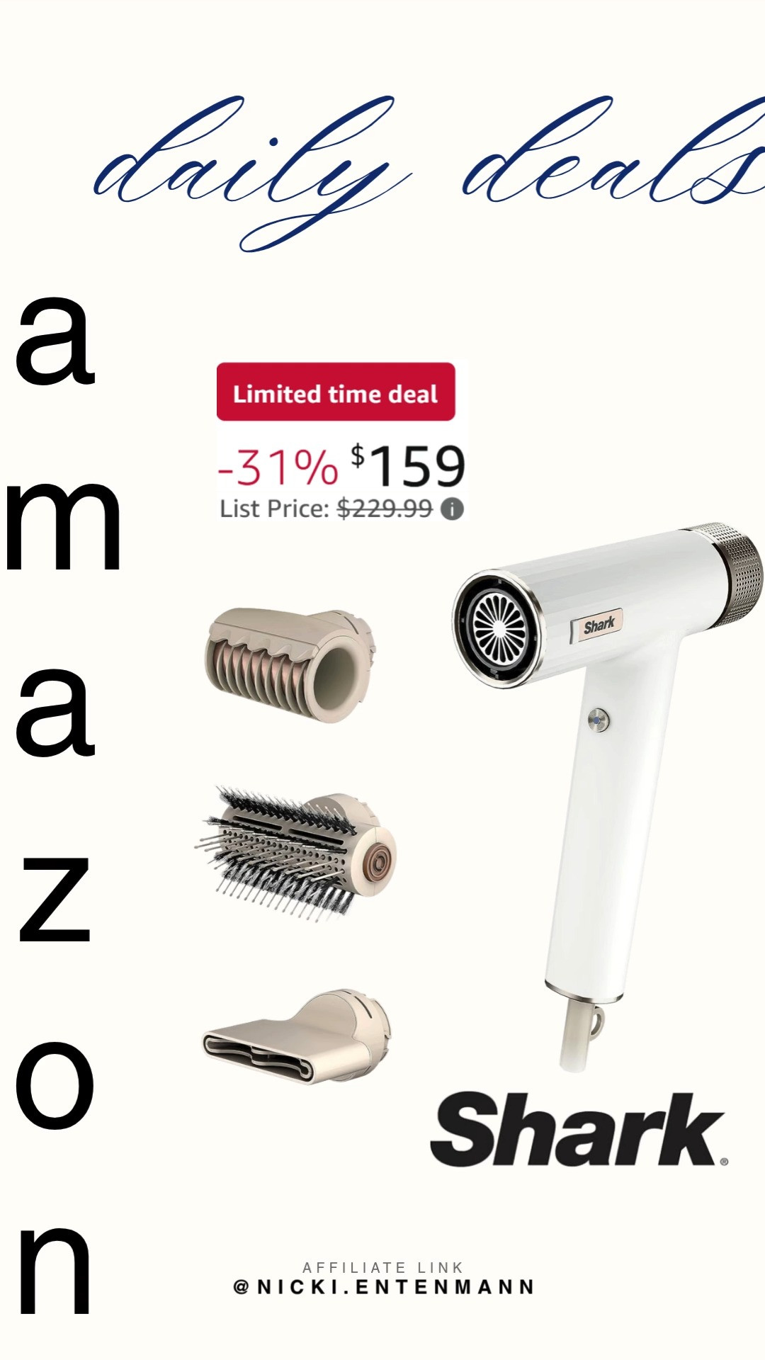 Style meets speed with Shark SpeedStyle Hair Dryer crafted for modern convenience and powerful performance. Perfect for daily styling, it blends efficiency, flair, and confidence seamlessly. #sharkspeedstyle #hairdryer #hairstylingtools #blowdryer #haircareessentials #stylinggear #beautyfinds #amazonfinds #shoppingdeal #modernliving 💨✨💁‍♀️ 

 #LTKgrwm #LTKSaleAlert #LTKBeauty