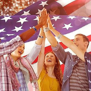 USA 250th Anniversary Independence Day Bracelets for Women Men,4th of July American Patriotic Ind... | Amazon (US)