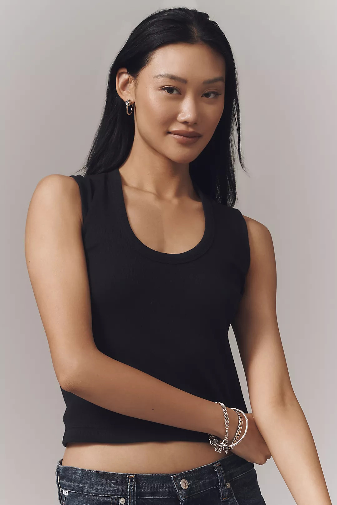 By Anthropologie Scoop-Neck Muscle Tank | Anthropologie (US)