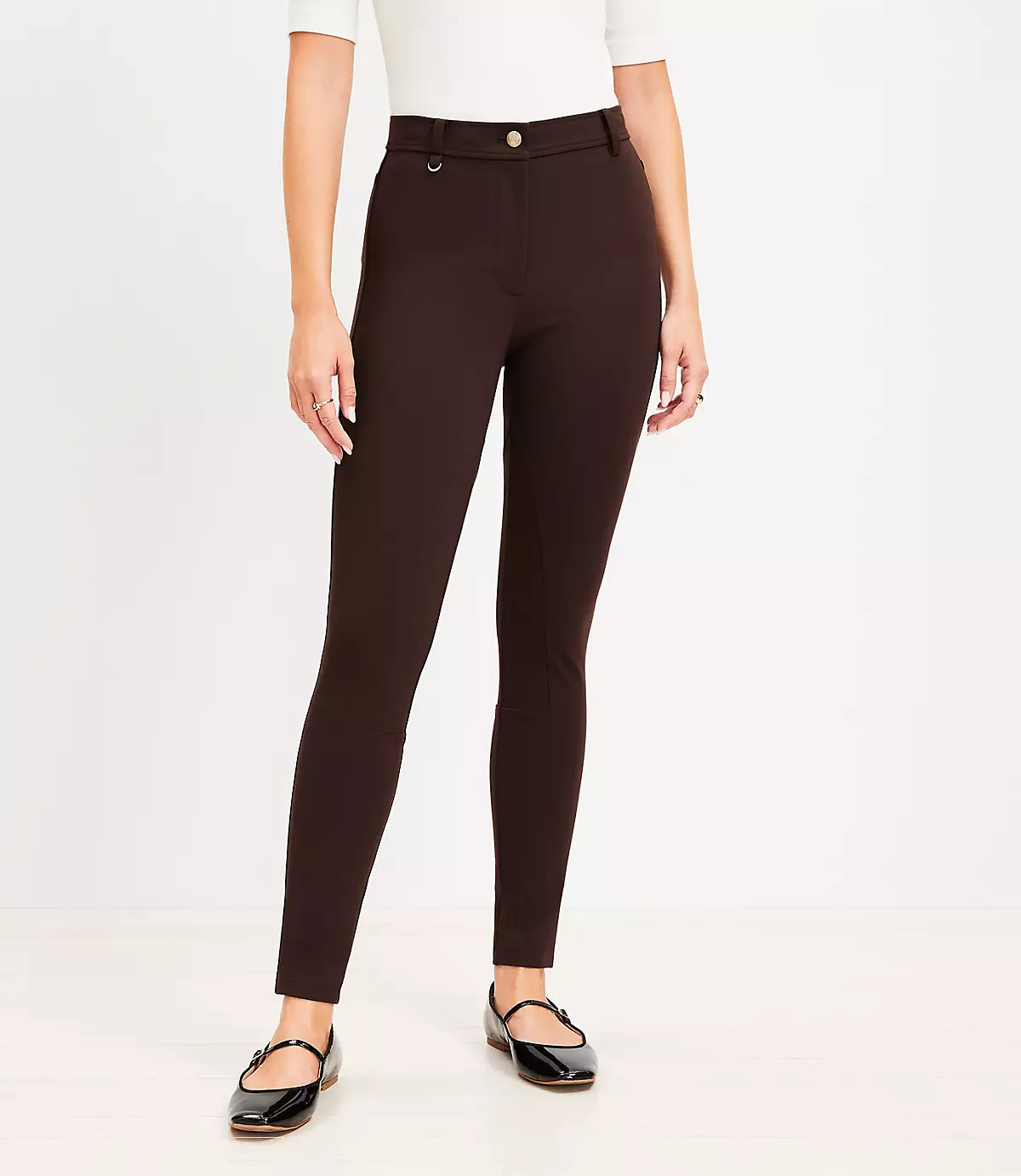 Seamed Ponte Leggings | LOFT