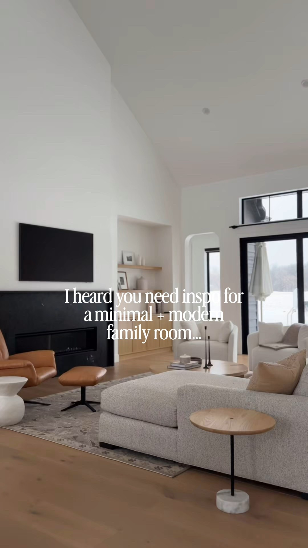 We switched the family rooms for 2026! The biggest sectional is up in our bonus room and I’m going to make a cozy movie space and we moved this furniture down to our main living room and I love how open it feels now.

Sofa: Room & Board metro deep in Conley oatmeal 
Coffee table + rug+ leather chair + marble side table are R&B as well!

#LTKHome #LTKFindsUnder100