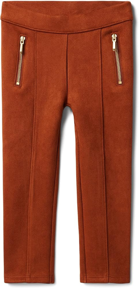 Janie and Jack Girl's Faux Suede Leggings (Toddler/Little Kids/Big Kids) | Amazon (US)