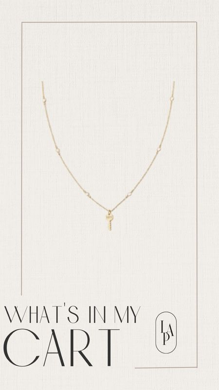 Under $100 dainty gold necklace 

#LTKunder100 #LTKFind #LTKGiftGuide