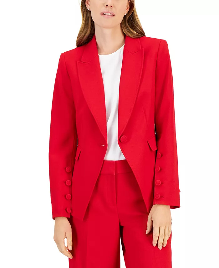 One-Button Blazer | Macys (US)