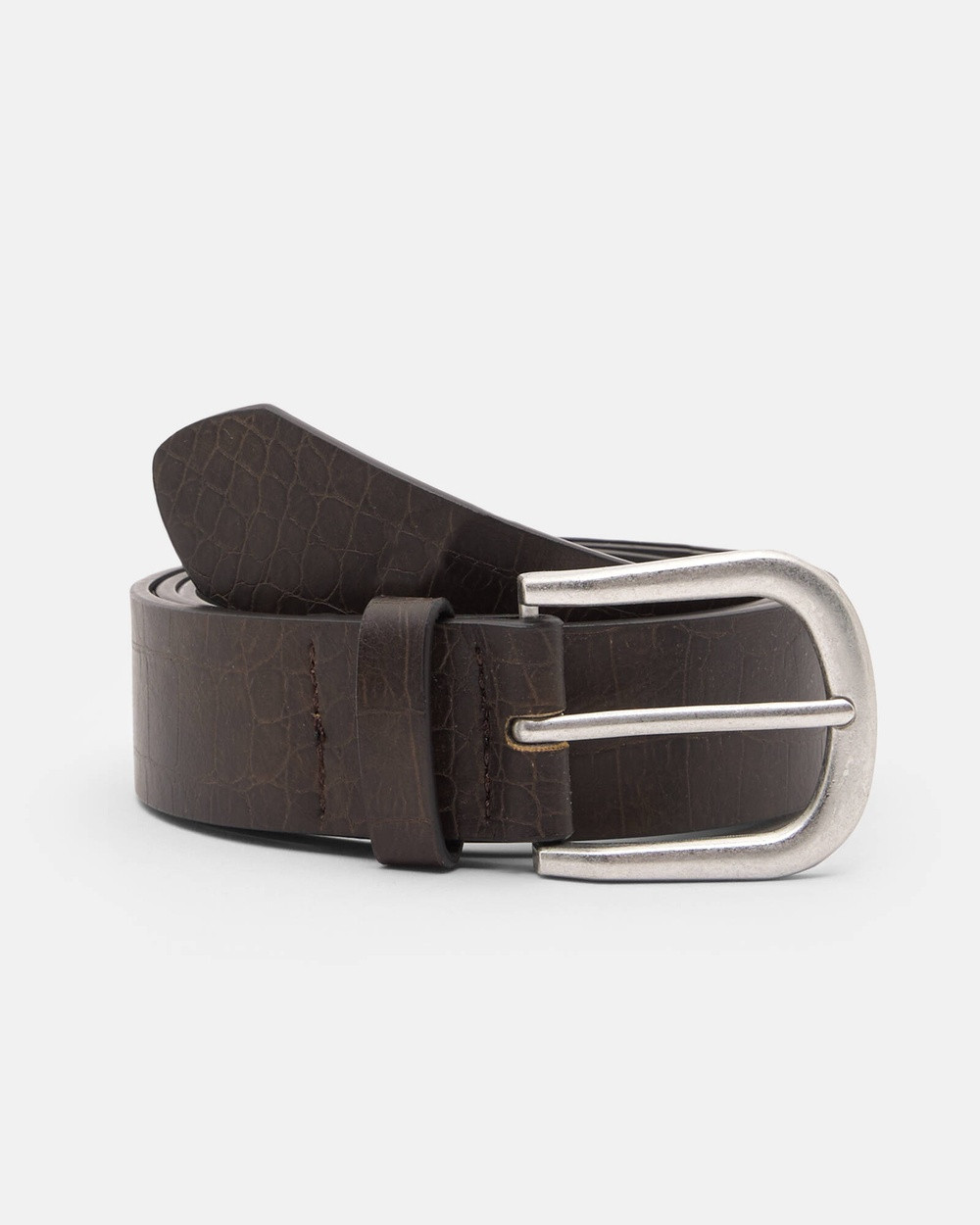 Pull&Bear - Brown Leather Effect Belt - Belts (Brown) Brown Leather Effect Belt | THE ICONIC (AU & NZ)