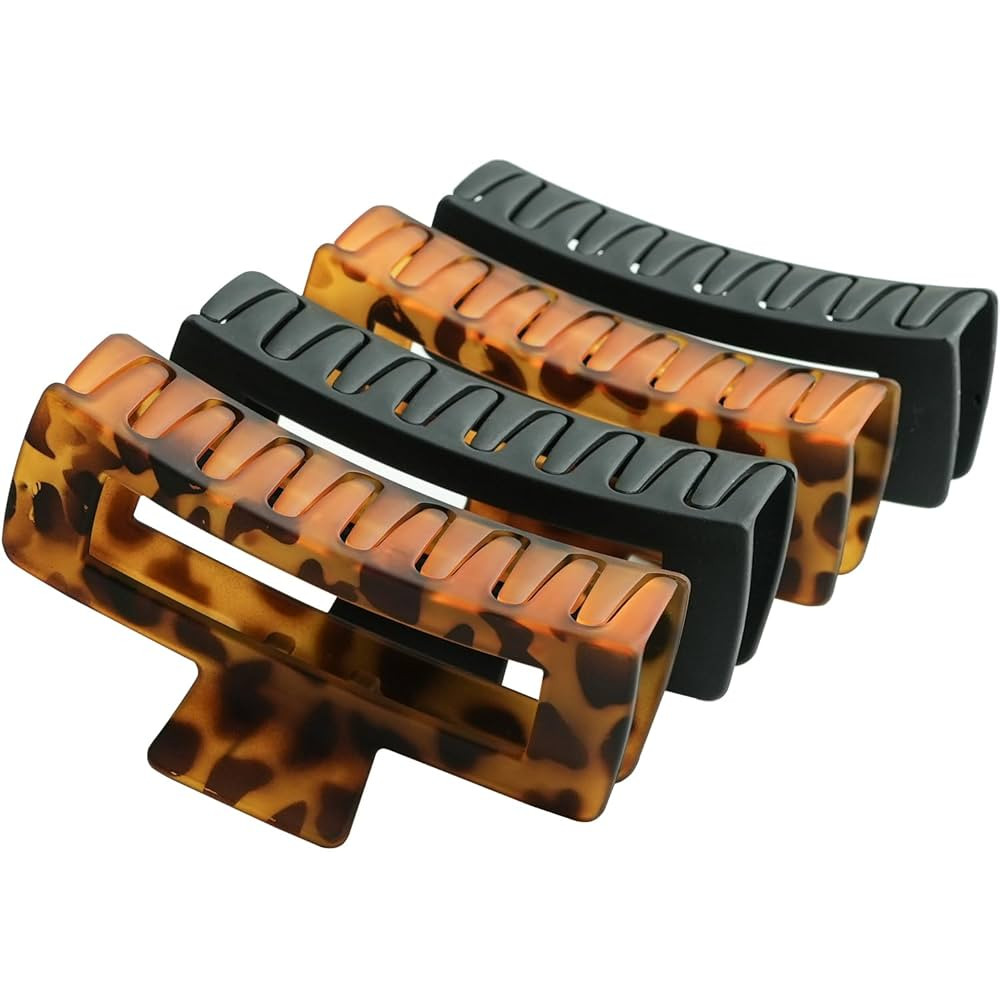Extra Large Hair Claw Clips for Women, 5 Inch Hair Clips for Thick and Long Hair, 90's Non-slip S... | Amazon (US)