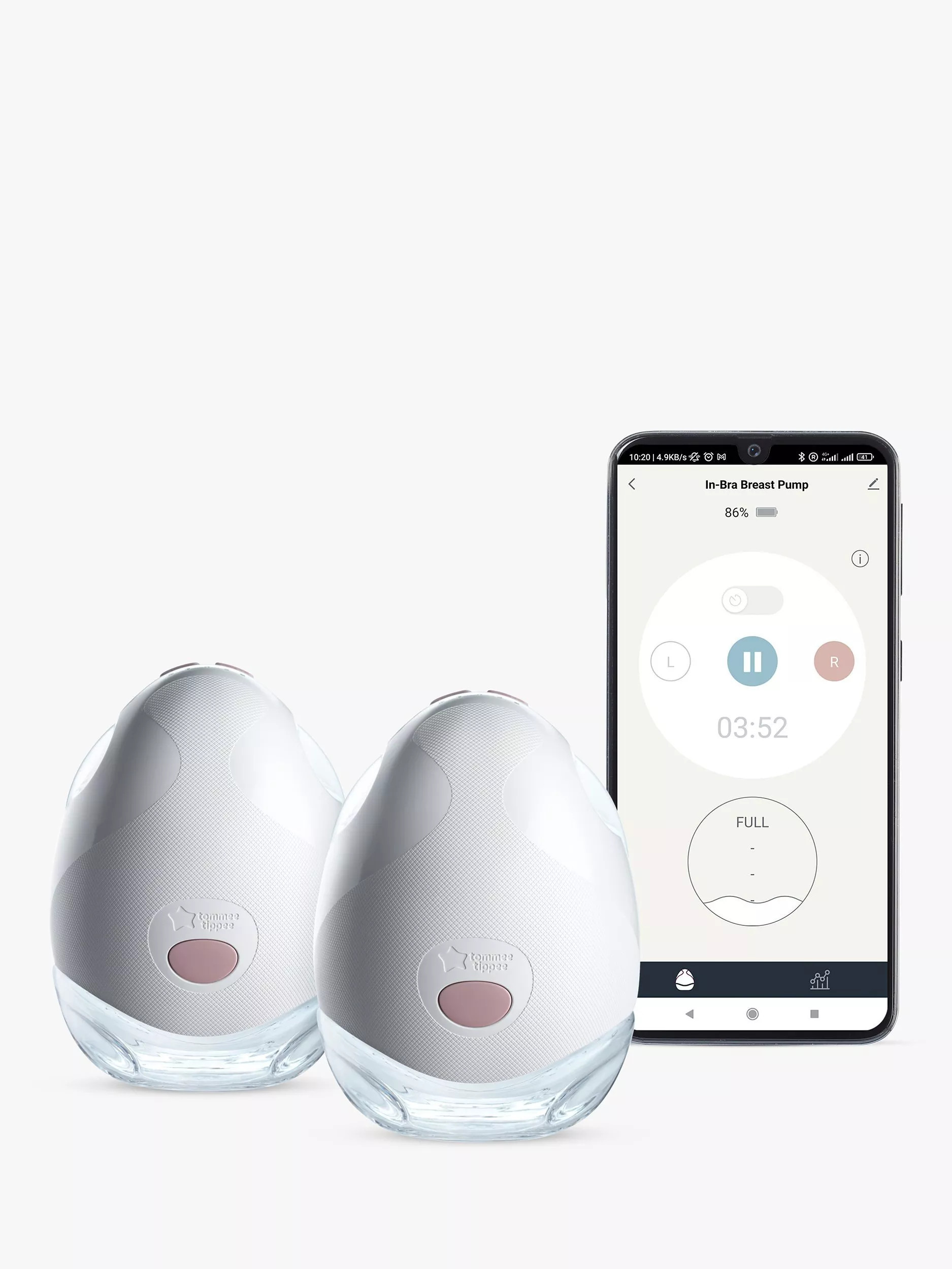 Tommee Tippee Made for Me Wearable Electric Double Breast Pump | John Lewis (UK)