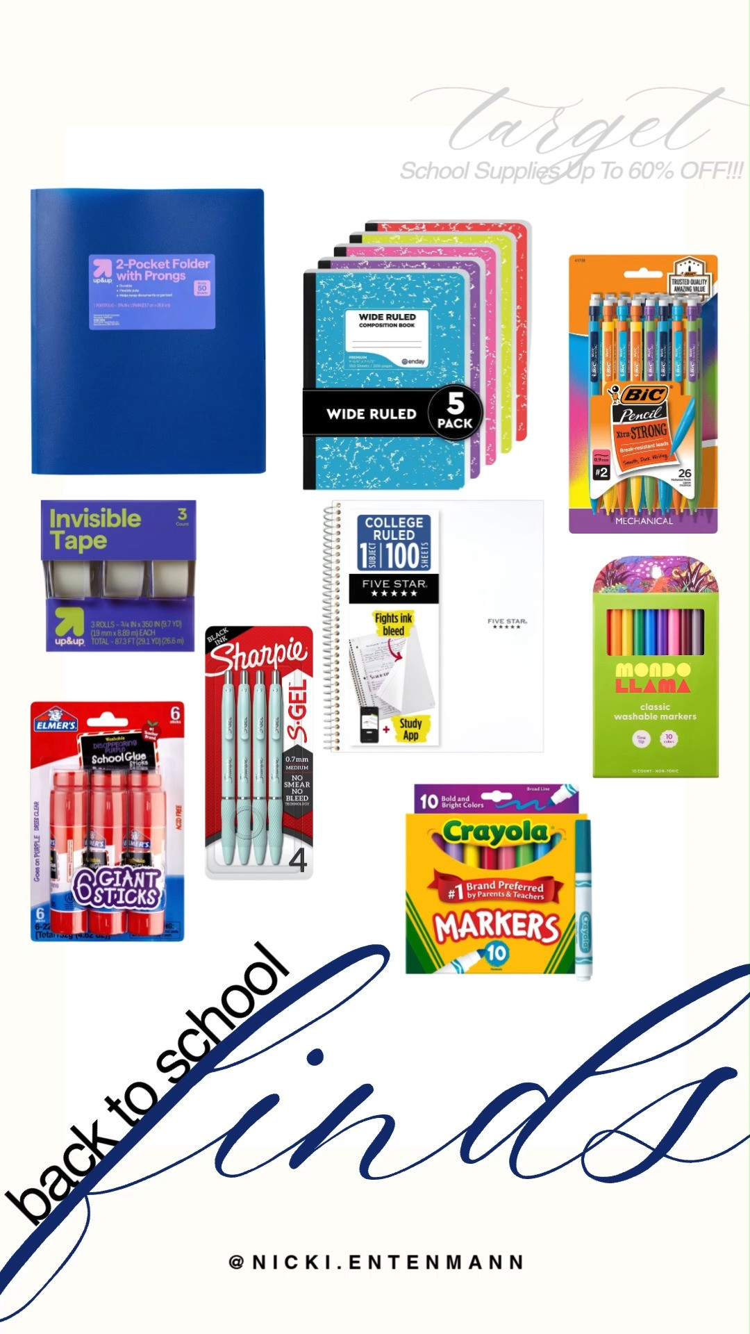 Stock up for the school year with Target essentials up to 60% off. From classroom basics to desk must haves, grab supplies now and keep study prep easy and affordable today. #target #targetfinds #backtoschool #schoolsupplies #salealert #targetdeals #backtoschoolshopping #budgetshopping #shoppinghaul #modernliving ✏️📚🛒 

 #LTKdayinmylife #LTKSaleAlert #LTKKids