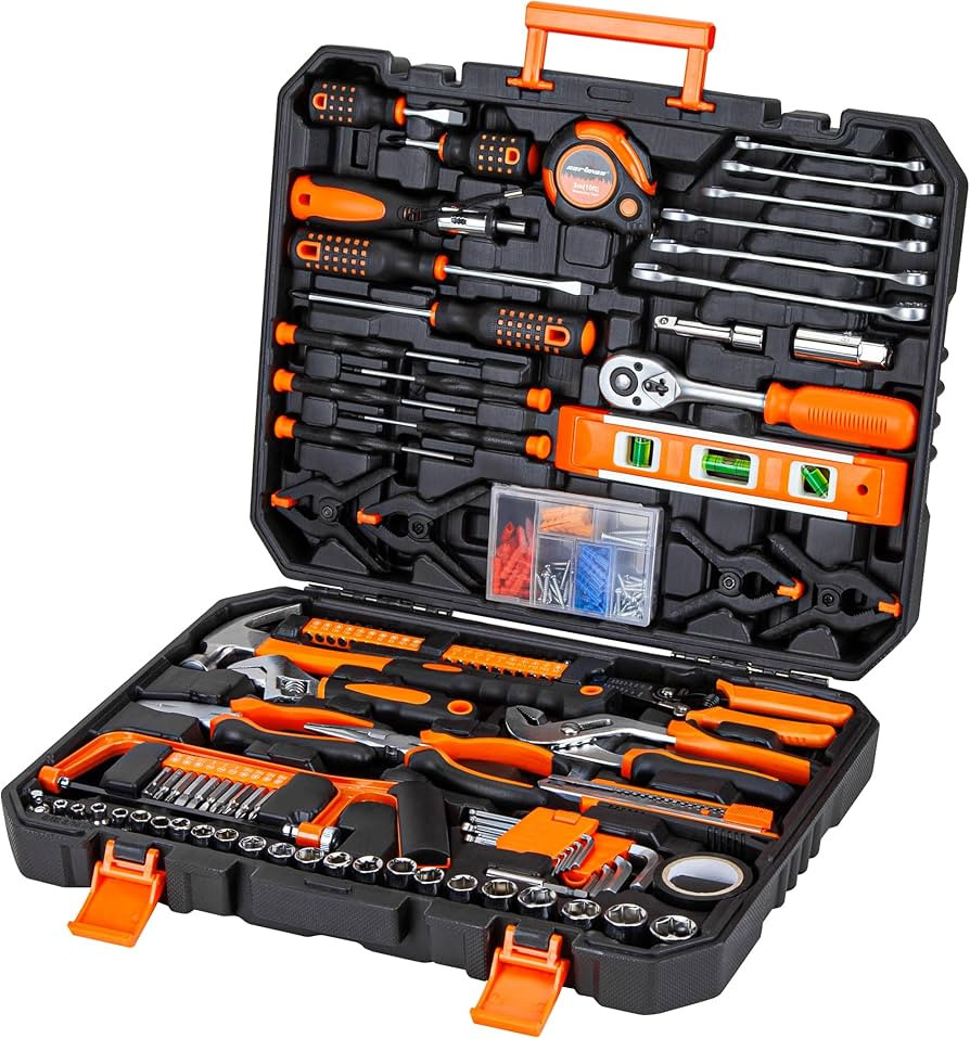 CARTMAN 238 Piece Socket Wrench Auto Repair Tool Combination Package Mixed General Household Hand... | Amazon (US)
