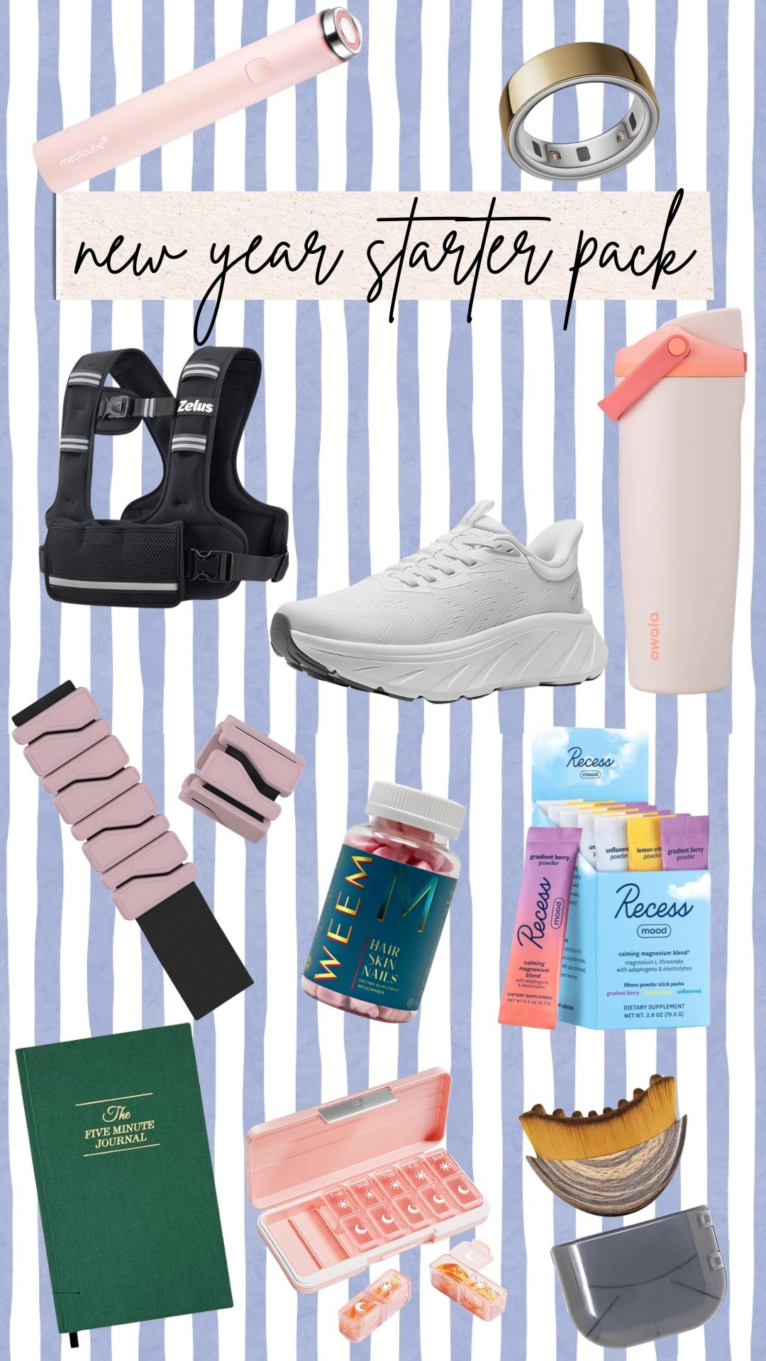 My new years success starter pack- all my faves! 

New Year’s resolution 
Active 
Running
Wellness 

#LTKActive