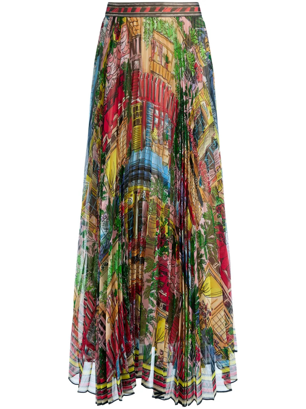 Alice + Olivia Katz Maxi Skirt | Red | FARFETCH | Farfetch Global