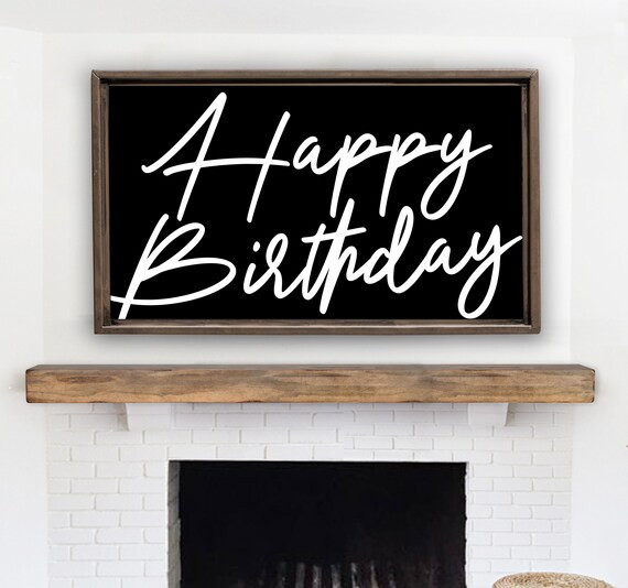 Samsung Frame TV Art. Happy Birthday. Art Print for the Frame | Etsy | Etsy (US)