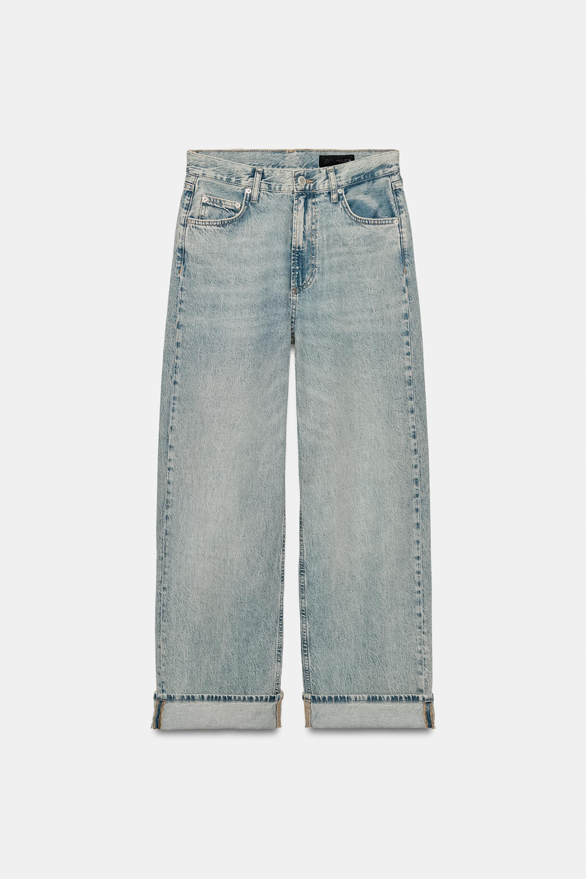 ZW COLLECTION MID-RISE BAGGY JEANS | Zara US