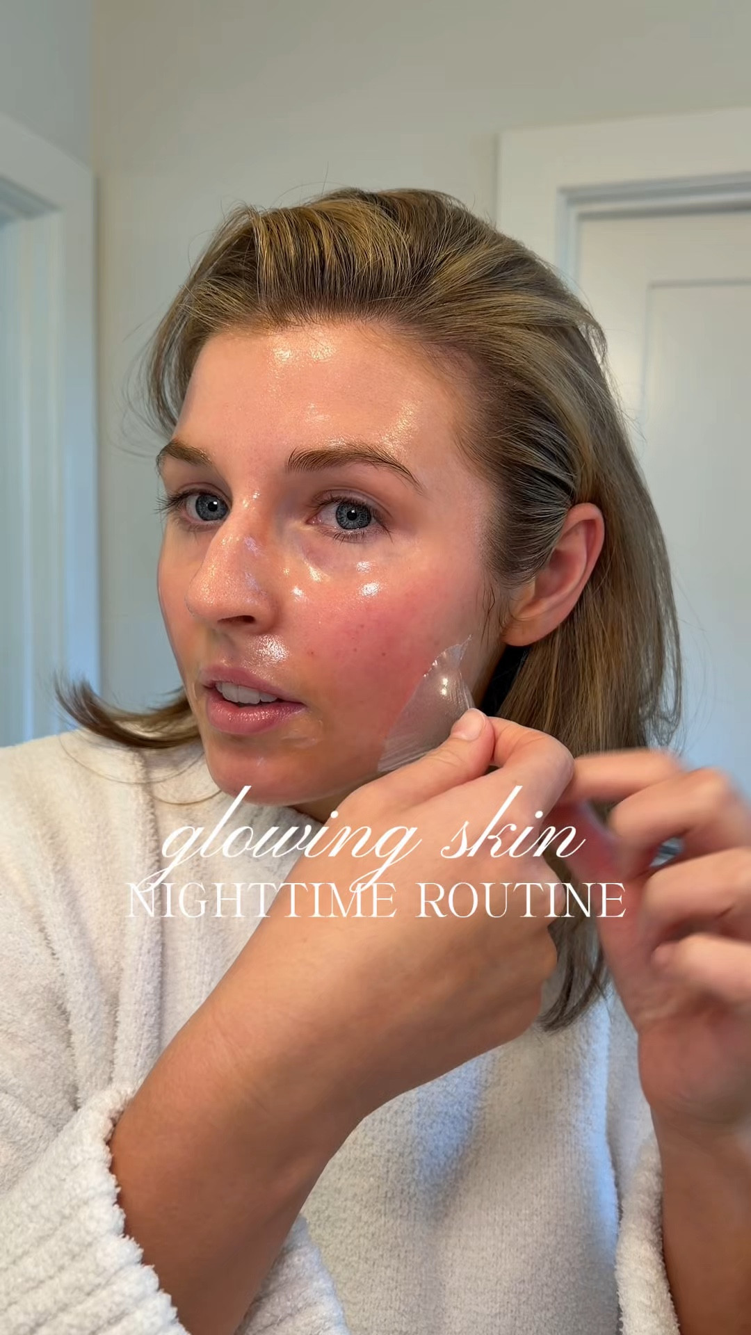 Glowing skin nighttime routine!!
