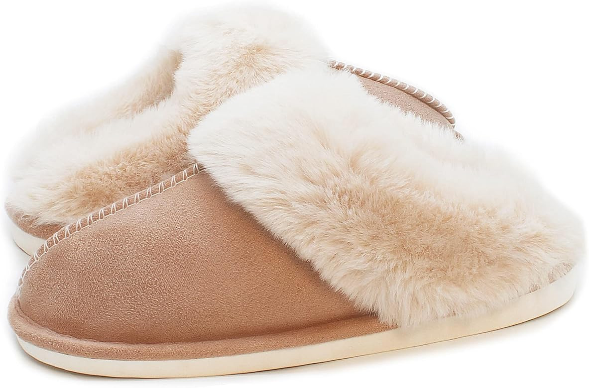 Adorllya House Slippers for Woman Men, Fuzzy Fluffy Memory Foam Slip on House Shoes Anti-Skid Sup... | Amazon (CA)