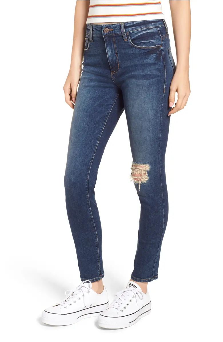 BP. Ripped High Waist Skinny Jeans | Nordstrom