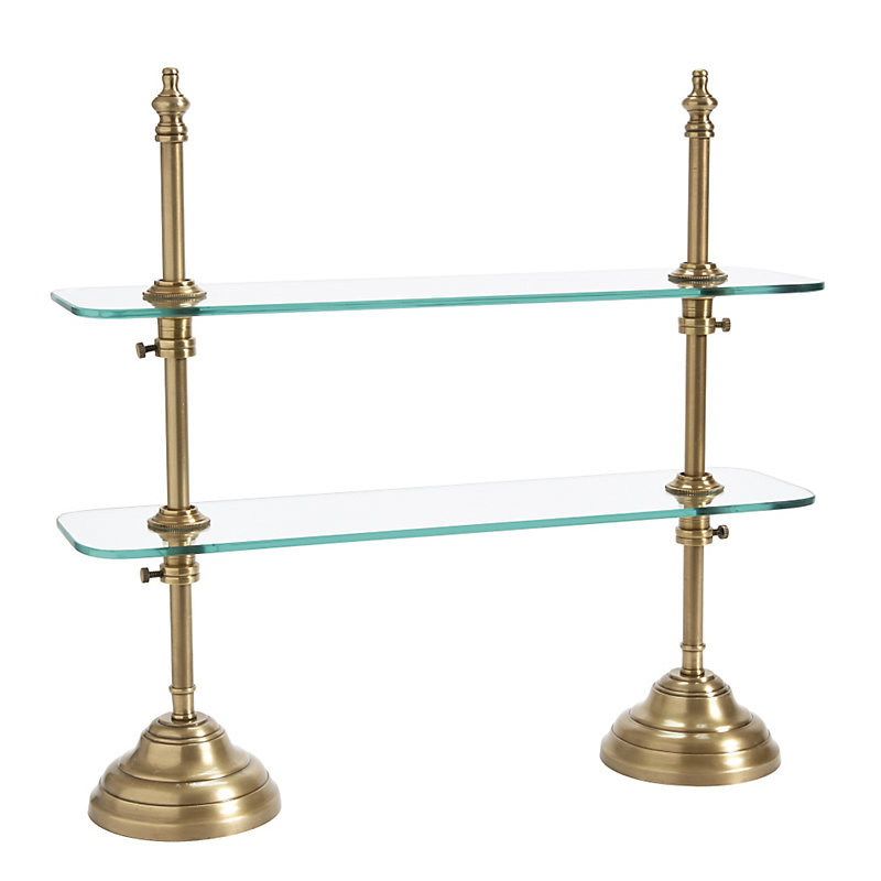 Patisserie Glass Serving Stand - Brass - Ballard Designs | Ballard Designs, Inc.