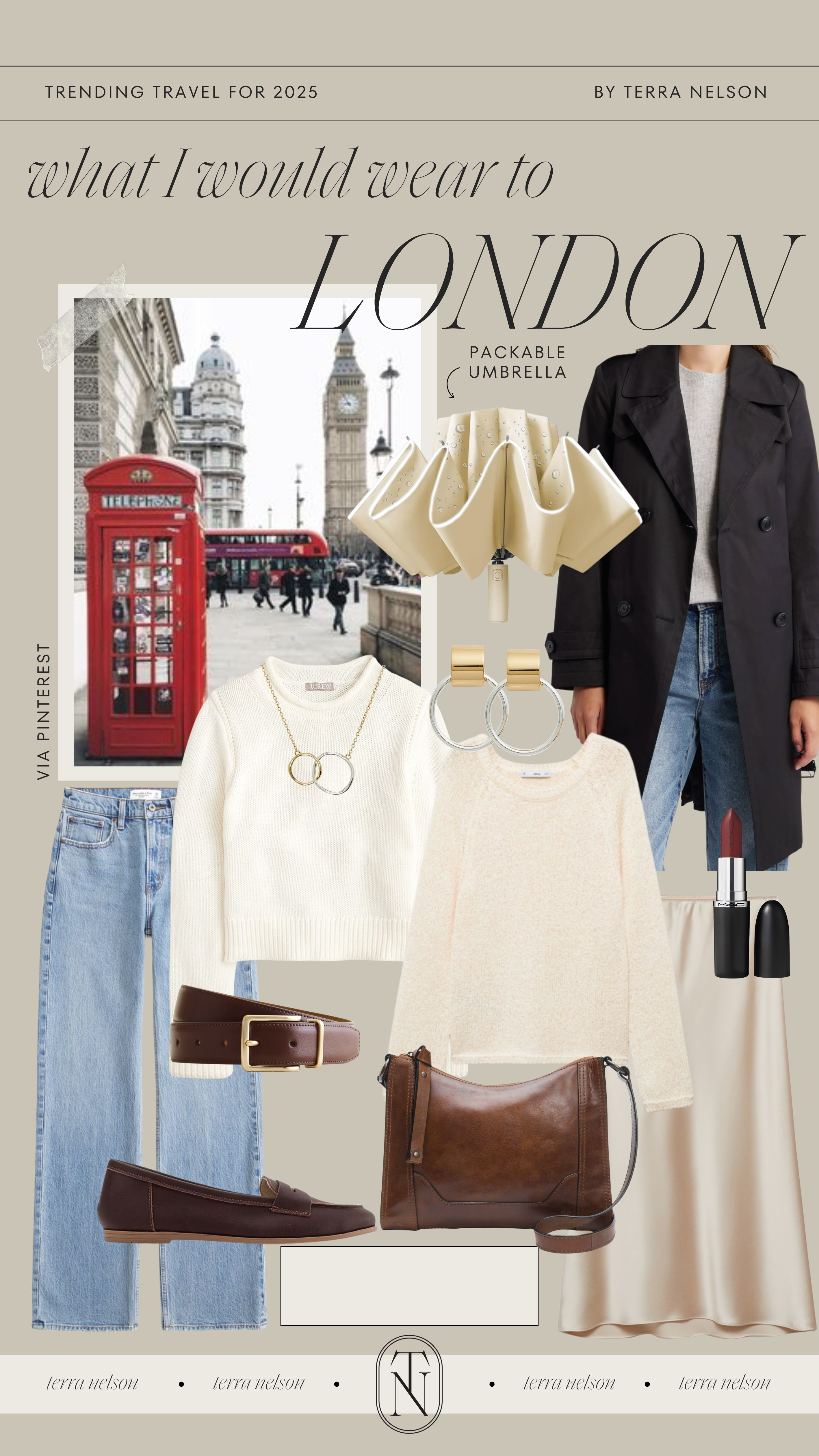 What I would wear on a vacation to London!
Spring Outfits / London Outfits / Lightweight Trench Coats / Oversized Cardigans / Denim Jackets / Knit Sweaters / Layered Midi Dresses / Cotton Turtlenecks / Wide-Leg Pants / Neutral Ankle Boots / Neutral Button-Up Shirts / Textured Wraps / Lightweight Scarves / Knit Skirts / Relaxed Blazers / Long-Sleeve Tops / Loafers & Mules / Cropped Denim / Linen Pants / Pastel Layering Pieces / Waterproof Jackets / Neutral Sneakers / Flowy Maxi Skirts / Layered Tanks & Cardigans / Ivory Handbags / Neutral Crewneck Sweaters / Light Denim / Straight Leg Denim / Gold Jewelry / Mixed Metal Jewelry / Gold and Silver Earrings / Gold Boyfriend Watch / Spring Handbags / Neutral and Gold Belts / Raffia Sandals / Spring Sandals / Spring Outfits / Ripped Denim /  

 #LTKSeasonal #LTKStyleTip #LTKShoeCrush